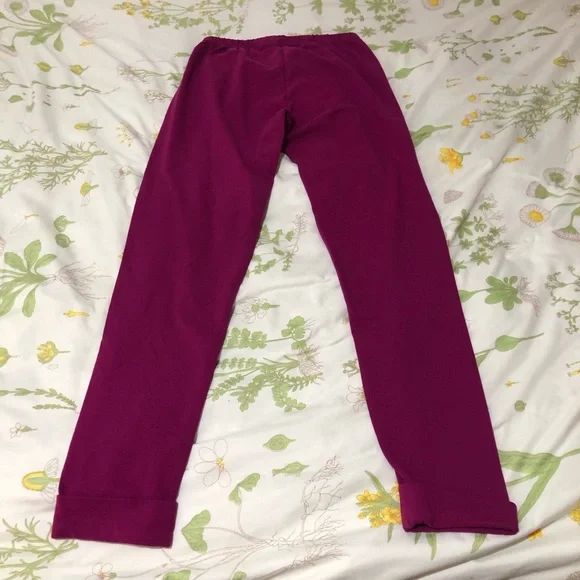 Hanna Andersson Kids' Magenta and Violet Joggers - Picture 3 of 10